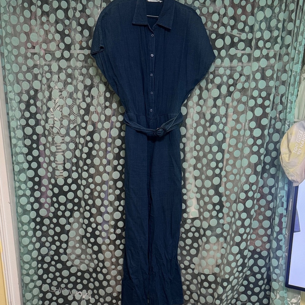 Elegant Navy Blue Jumpsuit